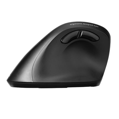 左利きマウス ワイヤレス（左手用マウス エルゴマウス 5ボタン カウント切り替え）