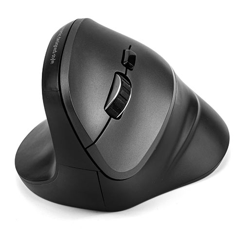 左利きマウス ワイヤレス（左手用マウス エルゴマウス 5ボタン カウント切り替え）