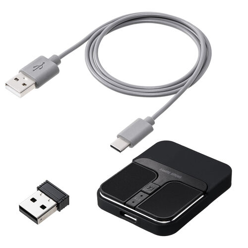 超小型ワイヤレスマウス｜静音・充電式・Bluetooth｜サンワサプライ【MAWB216BK】