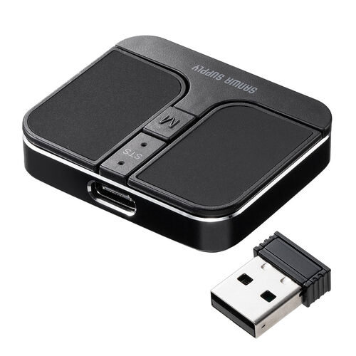 超小型ワイヤレスマウス｜静音・充電式・Bluetooth｜サンワサプライ【MAWB216BK】