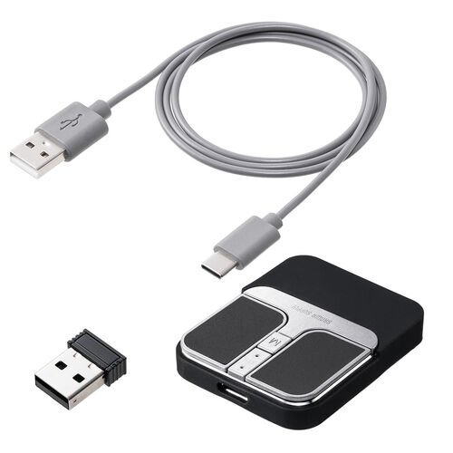 超小型ワイヤレスマウス｜静音・充電式・Bluetooth｜サンワサプライ【MAWB216GM】