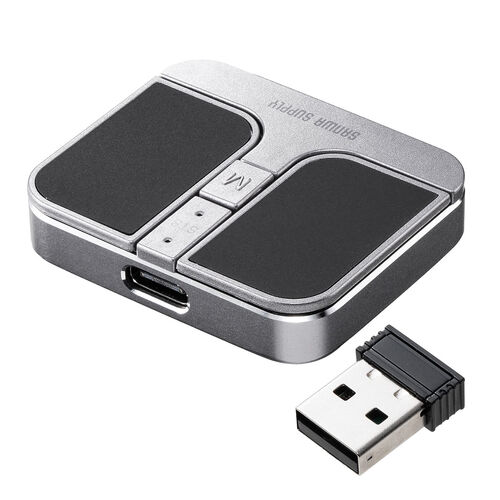 超小型ワイヤレスマウス｜静音・充電式・Bluetooth｜サンワサプライ【MAWB216GM】