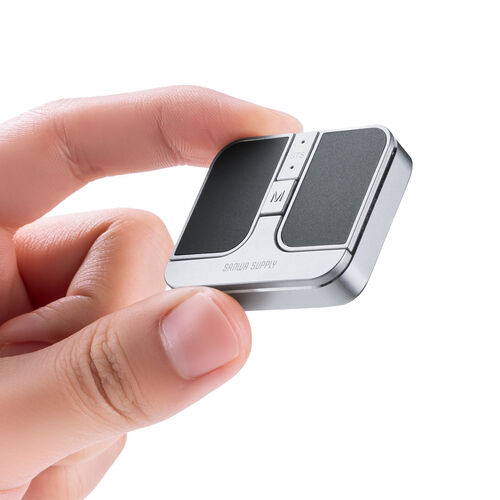 超小型ワイヤレスマウス｜静音・充電式・Bluetooth｜サンワサプライ【MAWB216GM】