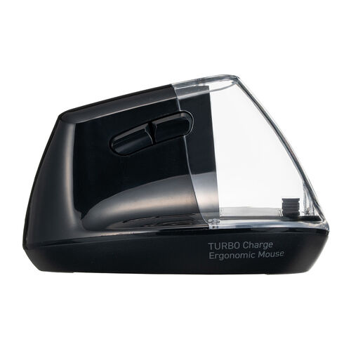 推し活マウス（ワイヤレスマウス・Bluetooth・エルゴノミクス・超高速充電・3分充電で2カ月使える・5ボタン・2.4GHz・無線・ディスプレイケース・ブラック）