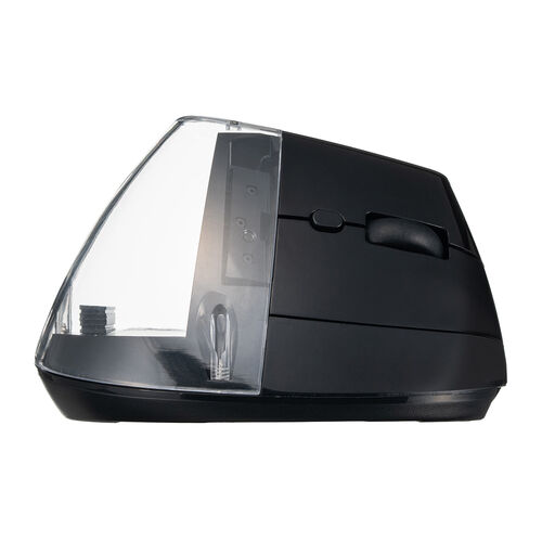 推し活マウス（ワイヤレスマウス・Bluetooth・エルゴノミクス・超高速充電・3分充電で2カ月使える・5ボタン・2.4GHz・無線・ディスプレイケース・ブラック）