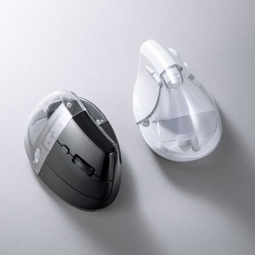 推し活マウス（ワイヤレスマウス・Bluetooth・エルゴノミクス・超高速充電・3分充電で2カ月使える・5ボタン・2.4GHz・無線・ディスプレイケース・ブラック）