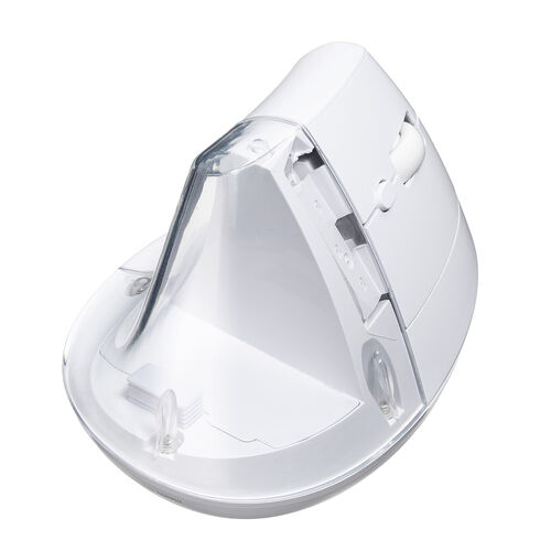 推し活マウス（ワイヤレスマウス・Bluetooth・エルゴノミクス・超高速充電・3分充電で2カ月使える・5ボタン・2.4GHz・無線・ディスプレイケース・ホワイト）