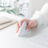 推し活マウス（ワイヤレスマウス・Bluetooth・エルゴノミクス・超高速充電・3分充電で2カ月使える・5ボタン・2.4GHz・無線・ディスプレイケース・ホワイト）