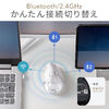 推し活マウス（ワイヤレスマウス・Bluetooth・エルゴノミクス・超高速充電・3分充電で2カ月使える・5ボタン・2.4GHz・無線・ディスプレイケース・ホワイト）