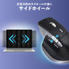 ワイヤレスマウス（VELZA・サイドホイール/高速スクロール・Bluetooth/2.4GHz・無線・静音・PAW3809・左右スクロール・Mac対応・戻る/進む・USB-C・充電式・高機能）