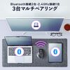 ワイヤレスマウス（VELZA・サイドホイール/高速スクロール・Bluetooth/2.4GHz・無線・静音・PAW3809・左右スクロール・Mac対応・戻る/進む・USB-C・充電式・高機能）