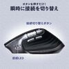 ワイヤレスマウス（VELZA・サイドホイール/高速スクロール・Bluetooth/2.4GHz・無線・静音・PAW3809・左右スクロール・Mac対応・戻る/進む・USB-C・充電式・高機能）