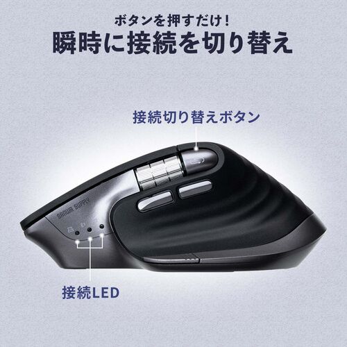ワイヤレスマウス（VELZA・サイドホイール/高速スクロール・Bluetooth/2.4GHz・無線・静音・PAW3809・左右スクロール・Mac対応・戻る/進む・USB-C・充電式・高機能）