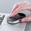 ワイヤレスマウス（超小型・Bluetooth・超薄型・静音・充電式・5ボタン・無線・持ち運び・モバイルマウス・携帯マウス・ミニマウス・コンパクト・ブラック）