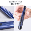 ペンマウス（Bluetooth・ワイヤレス・戻る/進む・USB A・Type-C・充電式・ペン型マウス・クリップ付き・ブラック）