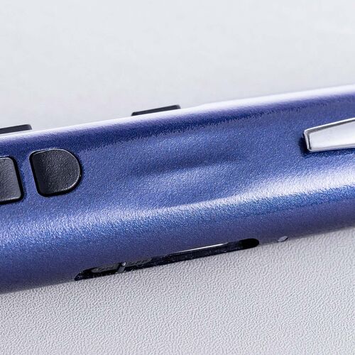 ペンマウス（Bluetooth・ワイヤレス・戻る/進む・USB A・Type-C・充電式・ペン型マウス・クリップ付き・ブルー）