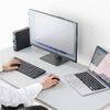 ワイヤレスマウス（エルゴノミクス・8ボタン・多機能・割り当て・液晶画面・Bluetooth・2.4GHzレシーバー・充電式・ブラック）