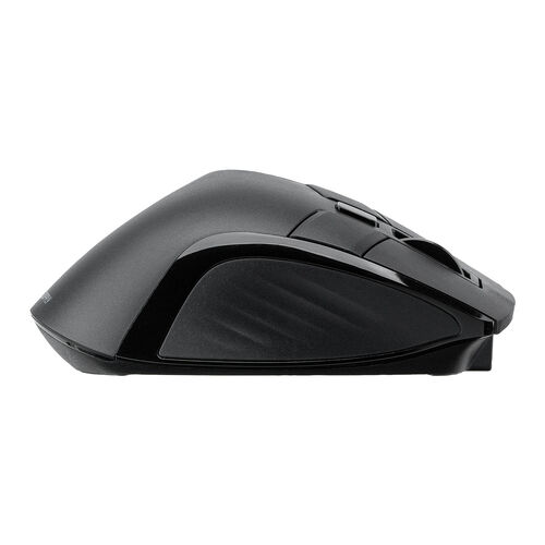 ワイヤレスマウス（エルゴノミクス・8ボタン・多機能・割り当て・液晶画面・Bluetooth・2.4GHzレシーバー・充電式・ブラック）