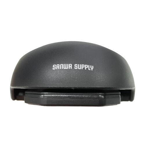 ワイヤレスマウス（マグネット着脱式・小型・Bluetooth・フルサイズ ＆ コンパクト・薄型・充電式・4ボタン・無線・持ち運び・モバイルマウス・携帯マウス・ミニマウス・ブラック）