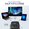 ワイヤレスマウス（マグネット着脱式・小型・Bluetooth・フルサイズ ＆ コンパクト・薄型・充電式・4ボタン・無線・持ち運び・モバイルマウス・携帯マウス・ミニマウス・ブラック）