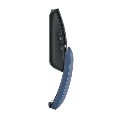 薄型マウス（Bluetooth・2.4GHzワイヤレス・スライドカバー・開閉で電源オンオフ・5ボタン・戻る/進むボタン・持ち運び・小型・コンパクト・USB-C充電式・スリム・軽量・静音・ブルー）