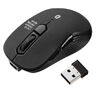 小型ワイヤレスマウス（Bluetooth・2.4GHz・USB-C充電式・戻る/進む・5ボタン・静音・無線・ラバーコーティング・ブラック）