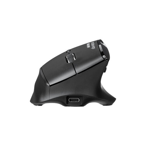 ワイヤレスマウス（エルゴノミクス・8ボタン・多機能・液晶画面・Bluetooth / 2.4GHzレシーバー・充電式・ハイスペック・8000DPI・Mac対応・ブラック）
