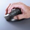 ワイヤレスマウス（エルゴノミクス・8ボタン・多機能・液晶画面・Bluetooth / 2.4GHzレシーバー・充電式・ハイスペック・8000DPI・Mac対応・ブラック）