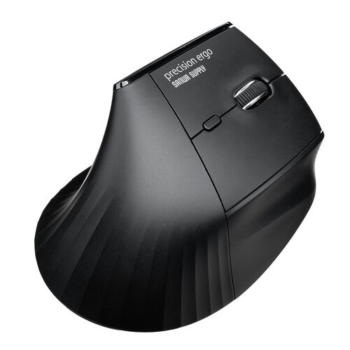 ワイヤレスマウス（エルゴノミクス・8ボタン・多機能・液晶画面・Bluetooth / 2.4GHzレシーバー・充電式・ハイスペック・8000DPI・Mac対応・ブラック）