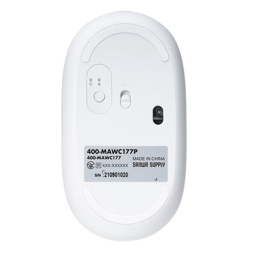 ワイヤレスマウス（Bluetooth ＆ USB A・薄型・グレー・静音・高速充電・Type-C・充電式・かわいい・おしゃれ・ワイヤレス・無線・軽い・フラット）