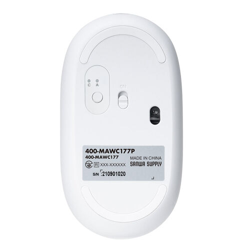 ワイヤレスマウス（Bluetooth ＆ USB A・薄型・ピンク・静音・高速充電・Type-C・充電式・かわいい・おしゃれ・ワイヤレス・無線・軽い・フラット）