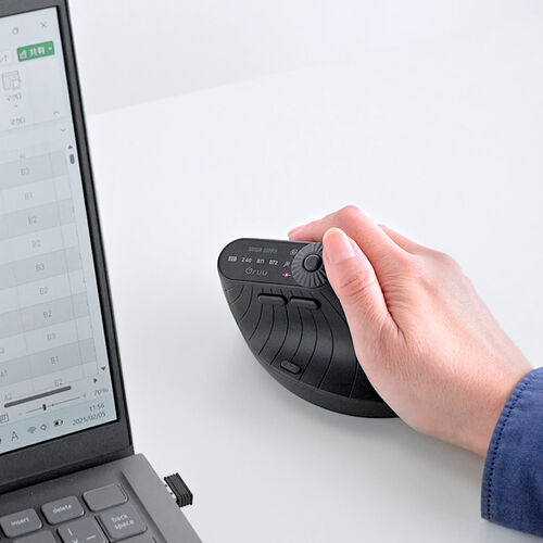 ワイヤレスマウス｜5ボタン・横スクロール・Bluetooth/2.4GHz