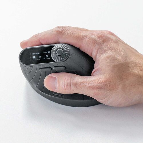 多機能マウス｜液晶・横スクロール・Bluetooth/2.4GHz対応