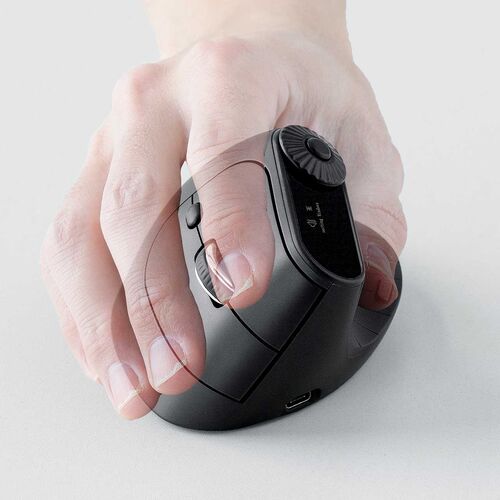 多機能マウス｜液晶・横スクロール・Bluetooth/2.4GHz対応