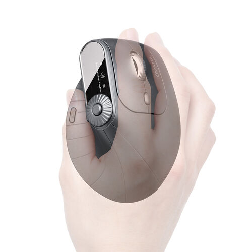 多機能マウス｜液晶・横スクロール・Bluetooth/2.4GHz対応