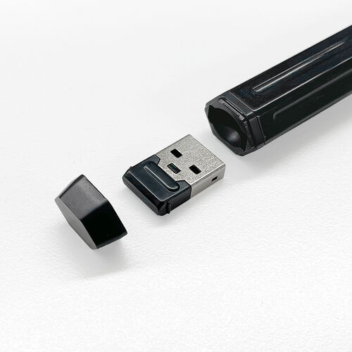 ペン型マウス（Bluetooth・ワイヤレス・USB A・Type-C・充電式・ペンマウス・ブラック・メディア掲載）