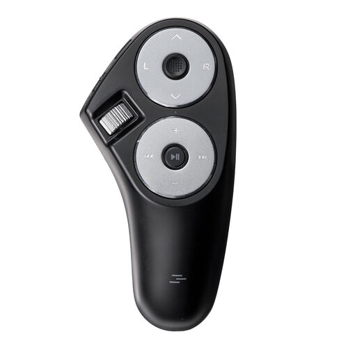 ハンディマウス（メディアコントロールボタン搭載・Bluetooth・ワイヤレス・スティック操作・プレゼン・電子書籍・VR・コントローラ・ごろ寝マウス・ブラック）