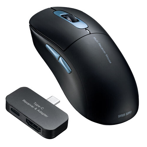 ch4614様専用 ワイヤレスマウス、USBケーブル、レシーバー