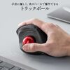 トラックボールマウス（チルトホイール・高速スクロール・エルゴノミクス・静音・2.4GHz・Bluetooth・ワイヤレス・5ボタン・USB-C充電式・バイオレット）