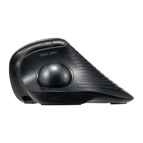 トラックボールマウス（チルトホイール・高速スクロール・エルゴノミクス・静音・2.4GHz・Bluetooth・ワイヤレス・5ボタン・USB-C充電式・ブラック）