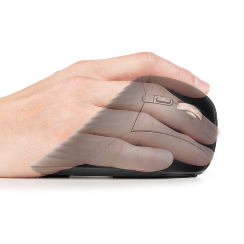 トラックボールマウス（チルトホイール・高速スクロール・エルゴノミクス・静音・2.4GHz・Bluetooth・ワイヤレス・5ボタン・USB-C充電式・ブラック）