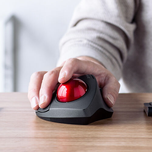 【在庫処分のため 超特価】ワイヤレスマウス(Bluetooth・おすすめ・おしゃれ・人気・トラックボールマウス・静音・5ボタン・光学式センサー・電池式・ブラック） MAWBTTB138