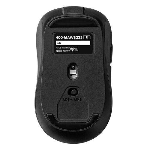 小型ワイヤレスマウス（2.4GHzレシーバー・USB-C充電式・戻る/進む・5ボタン・静音・無線・ラバーコーティング・レッド）