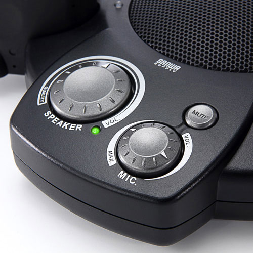 webスピーカーフォン　400-MC003 サンワダイレクト WEB会議マイクスピーカーフォン エコー&frasl;ノイズ