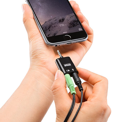 PCマイク（イヤホンジャック・4極・3.5mm・無指向性・全指向性