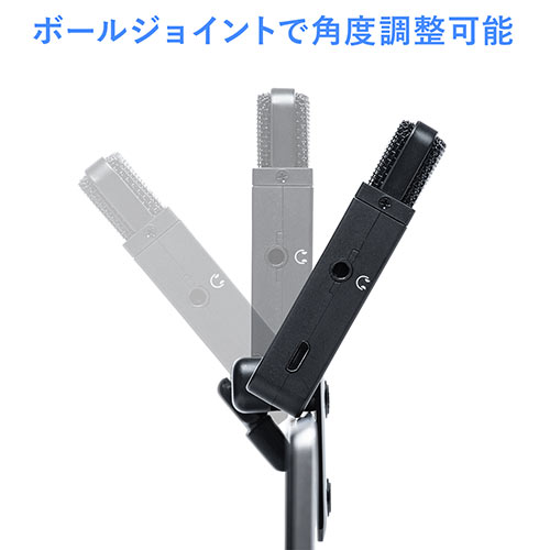 PCマイク（USB・単一向性・全指向性・Web会議・クリップ