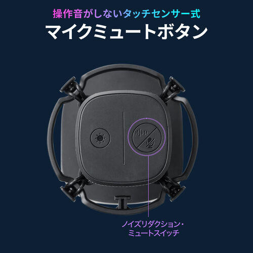 USBゲーミングマイク（コンデンサーマイク・RGBライティング・ノイズキャンセル・単一指向性・スタンド・配信用・ゲーム実況・ボイスチャット・web会議・録音・PC・PS5/4）