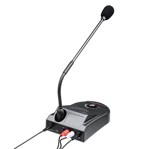 マイク・スピーカーシステム（窓口業務・カウンター・受付・インターホン・配線工事不要・ソーシャルディスタンス）