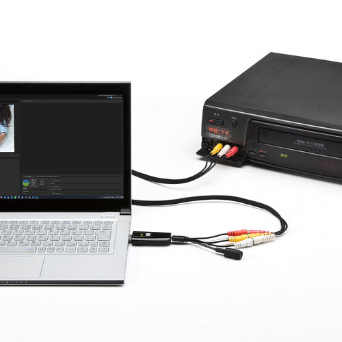 ビデオキャプチャー（VHSデータ化・USB・ビデオテープダビング・アナログ・2025問題）  MEDI008