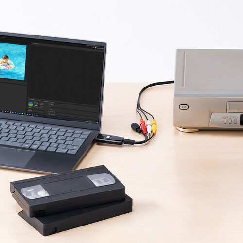 ビデオキャプチャー（VHSデータ化・USB・ビデオテープダビング・アナログ・2025問題）  MEDI008